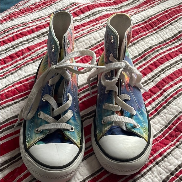 Converse Kids Tie-Dye High Top Sneakers - Picture 6 of 6